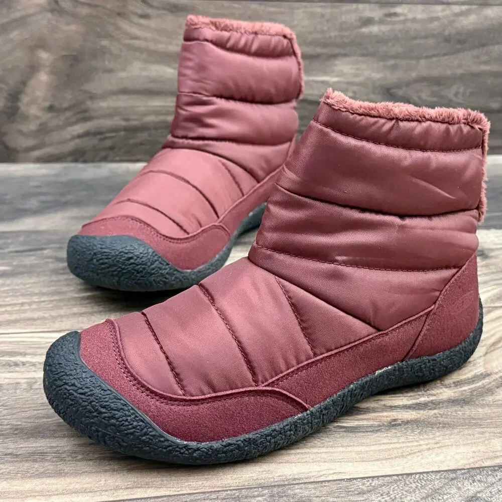 NIB Keen 7.5 38 Howser Fold Down Warm Indoor Outdoor Slip On Boots Andorra - Picture 4 of 10